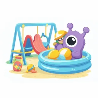 Piscine et jeux de plages