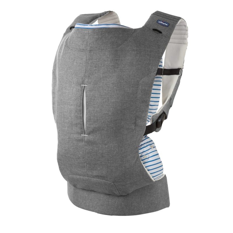 Porte-bébé physiologique  Grey stripes – Myamaki