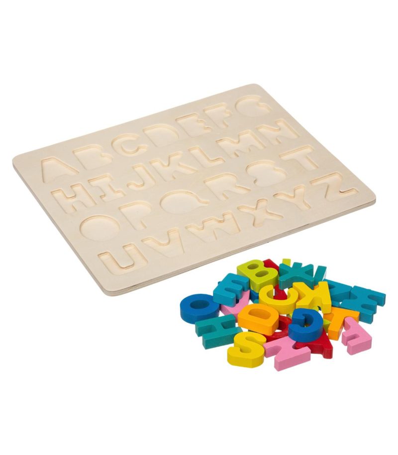 Lettres Puzzles en bois Multi-couleurs – Image 2